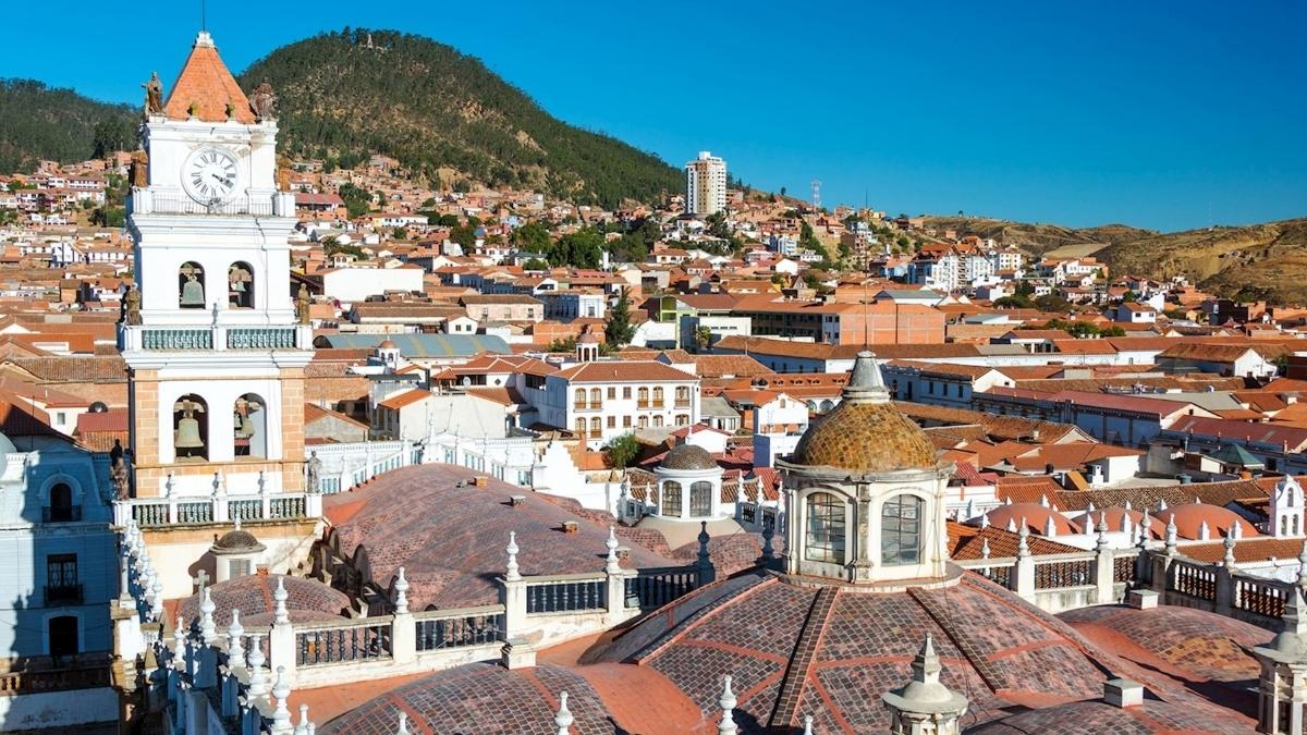 Sucre, Bolivia is called the “White City” has stunning colonial architecture & a calm, historic charm. It’s home to the Supreme Court of Bolivia
